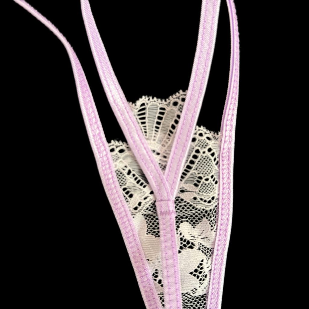 Lilac - Ultra Lace Thong G-String Lingerie image 3