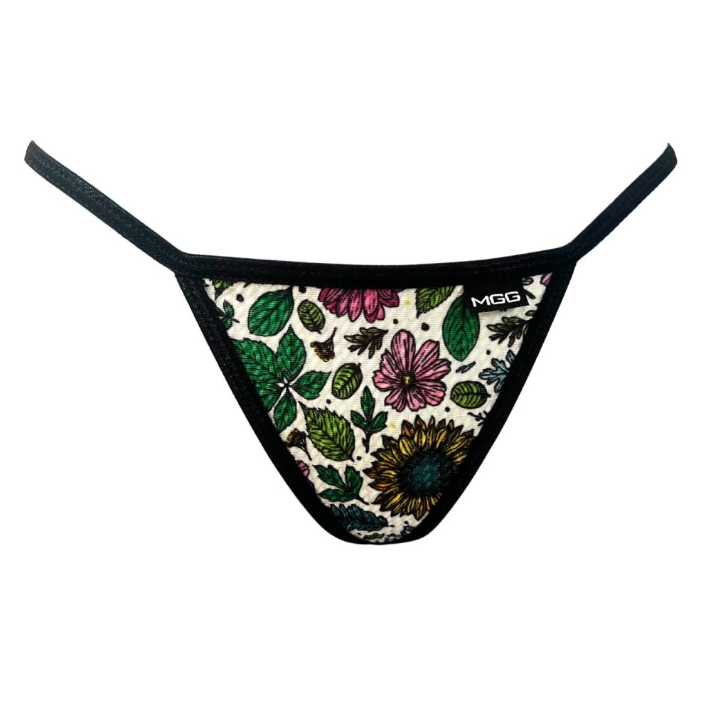 Flowers - Low Rise G-String Underwear image 0