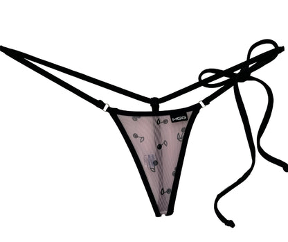 Cherry Bomb - Single Tie Side Bikini Bottom image 4