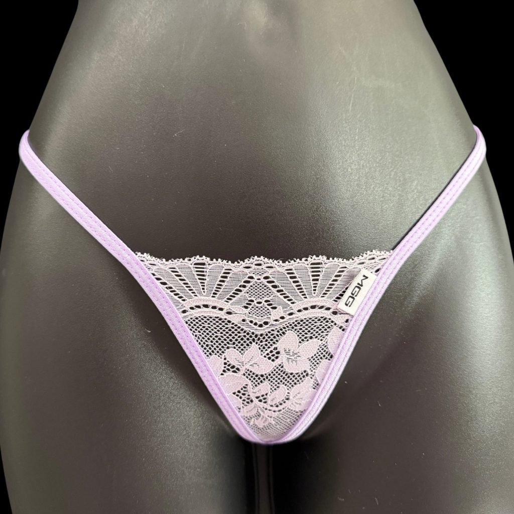 Lilac - Lace G-String Lingerie image 2