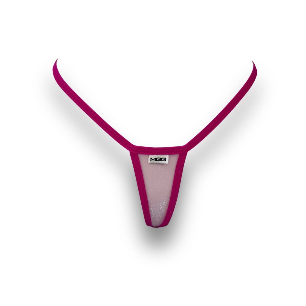 Light Pink - Sparkle Sheer- Extreme G-String Underwear image 0