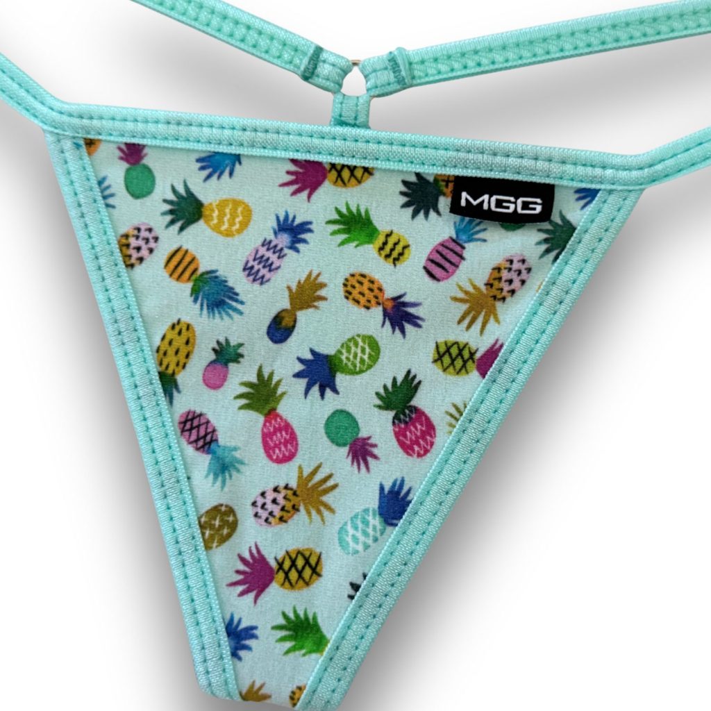 Rainbow Pineapple - Low Rise Cotton G-String image 2