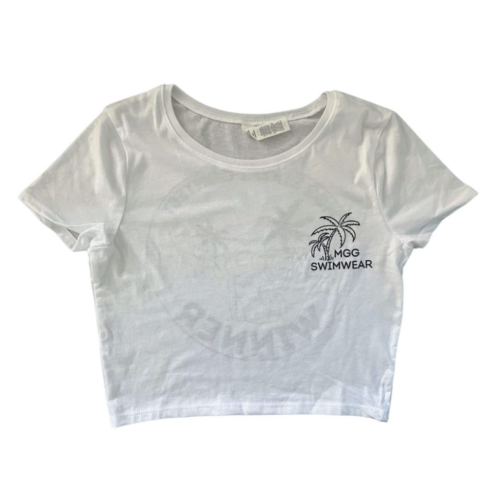 Bikini Contest Winner - White Crop Top image 3