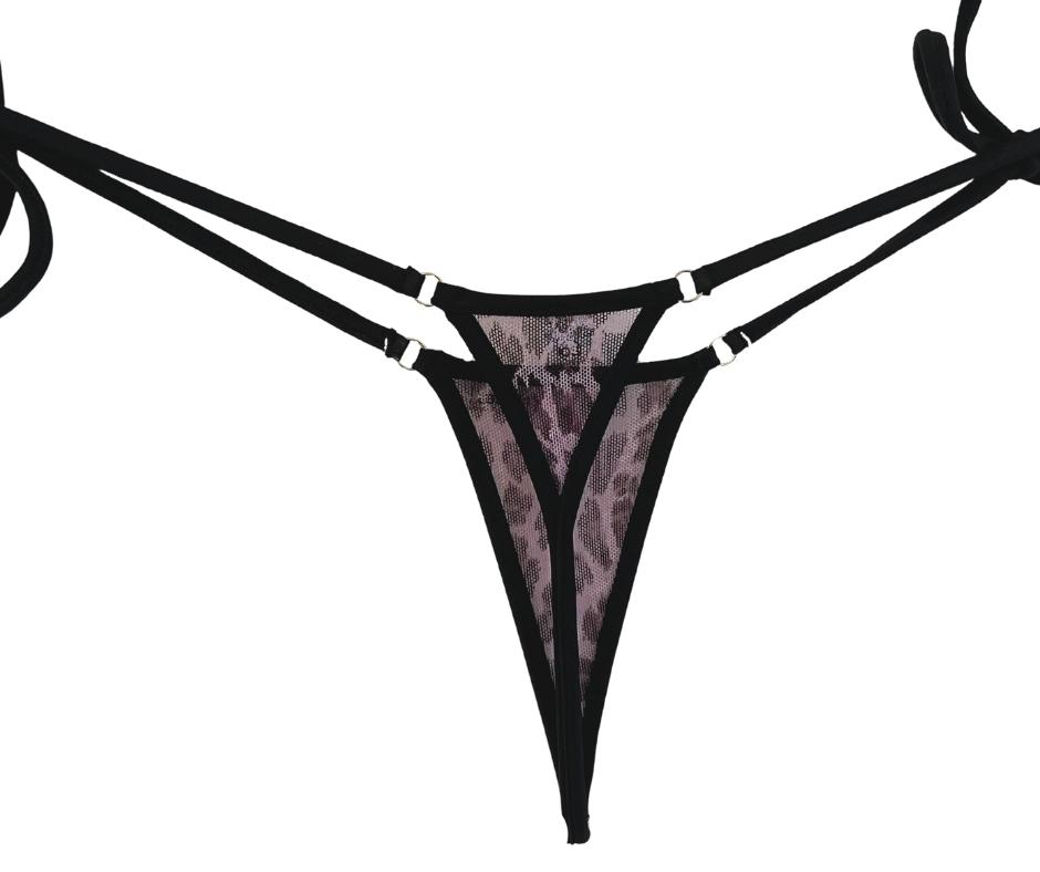 Sheer Wicked Temptation - Tie Sides Bikini Bottom image 1