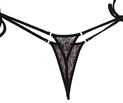 Sheer Wicked Temptation - Tie Sides Bikini Bottom image 1