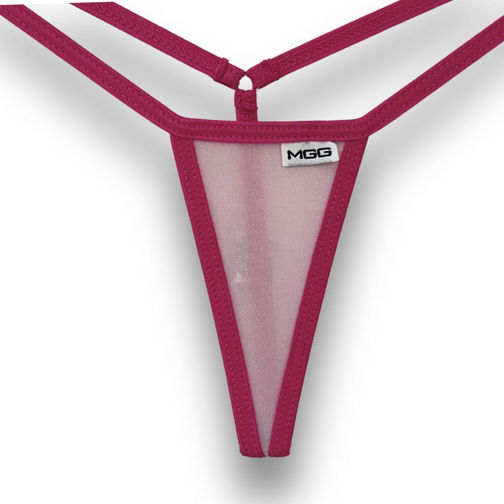 Light Pink - Sparkle Sheer - Mini G-String Underwear – Micro Gigi