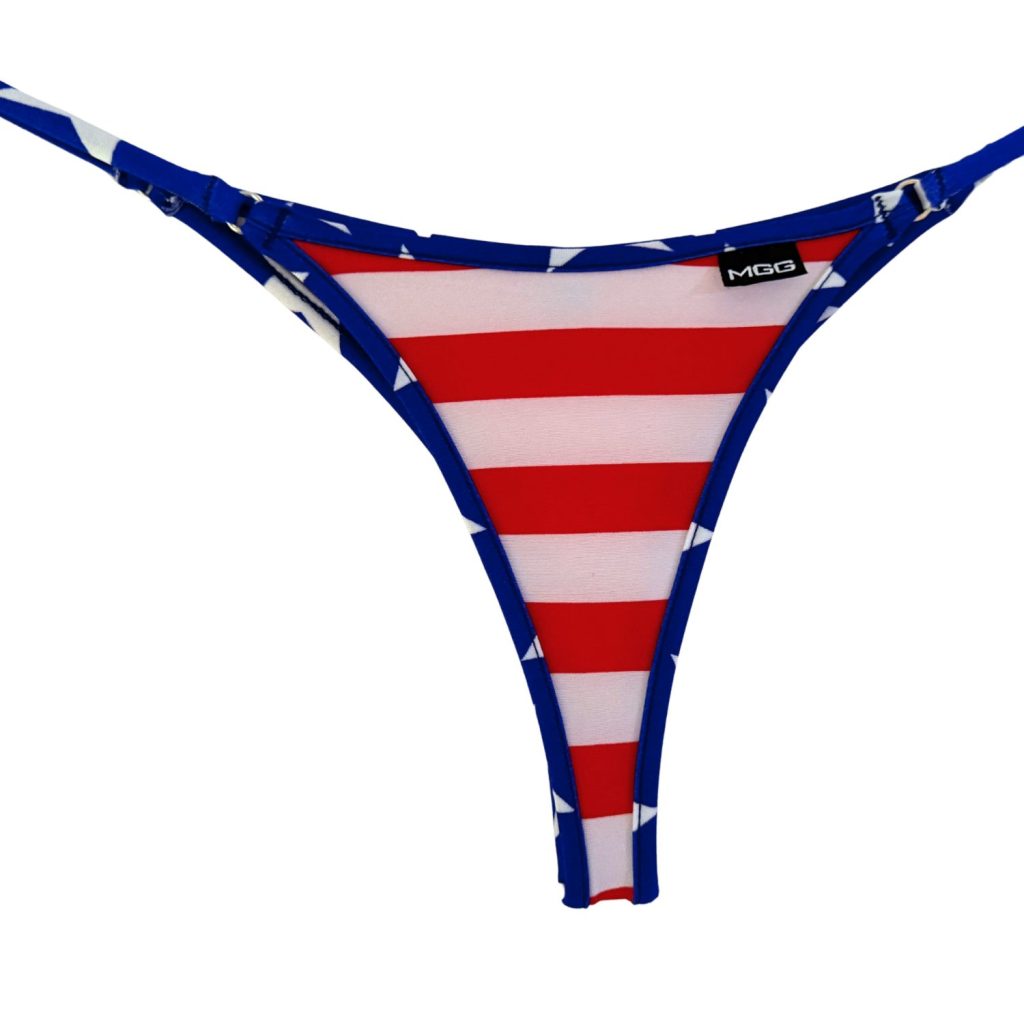 Stripes n Stars - Brazilian Bikini Bottom image 1