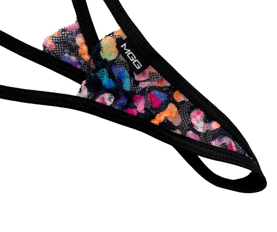 Electric Leopard - Ultra Lace G-String Lingerie image 1