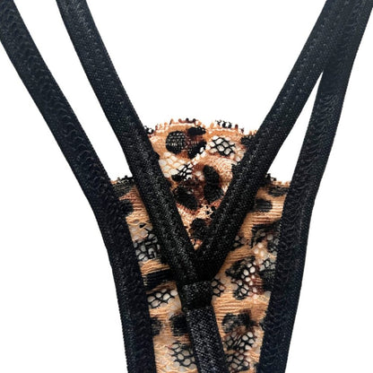 Leopard Print - Ultra Lace Thong G-String Lingerie image 3