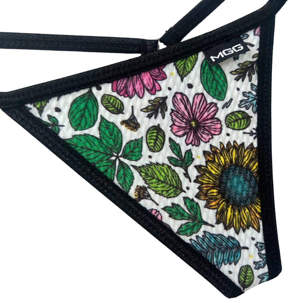 Flowers - Low Rise G-String Underwear image 3