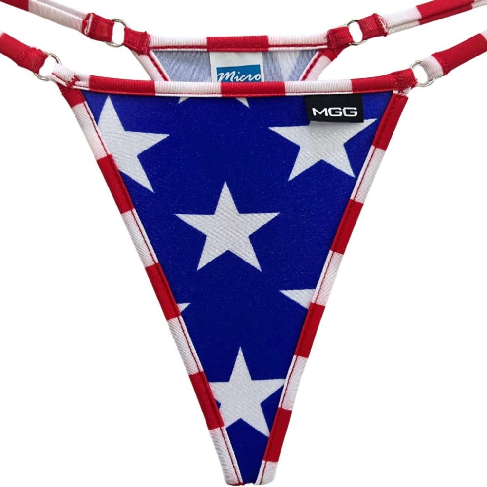 Stars & Stripes - Mini Bikini Bottom – Micro Gigi