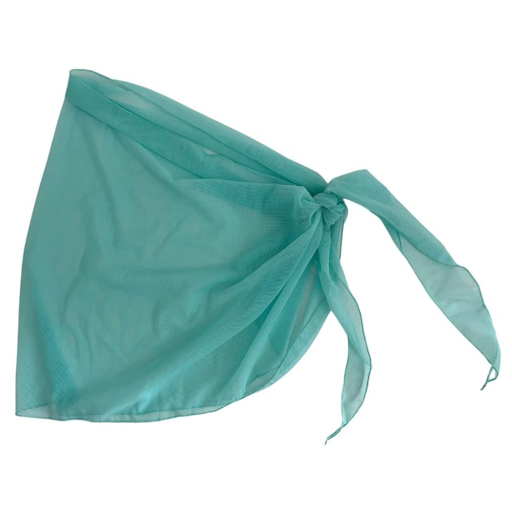 Aqua Sheer Sarong Coverup image 1