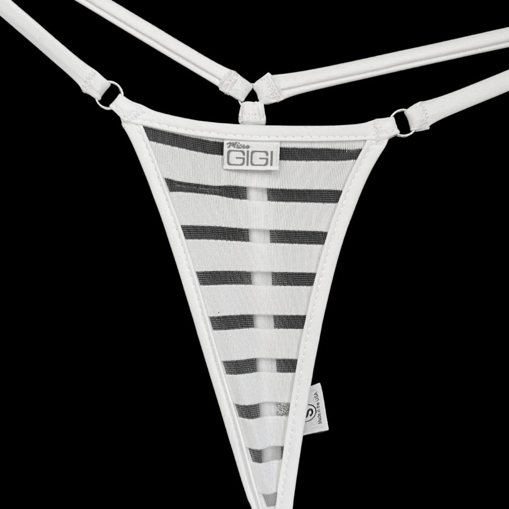 Coastline - White - Nano Bikini Bottom image 2