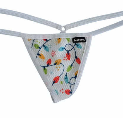 Christmas Lights - Low Rise G-String