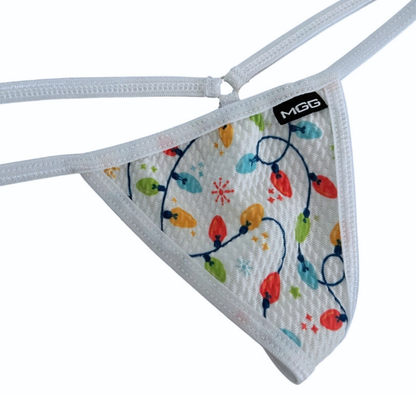 Christmas Lights - Low Rise G-String