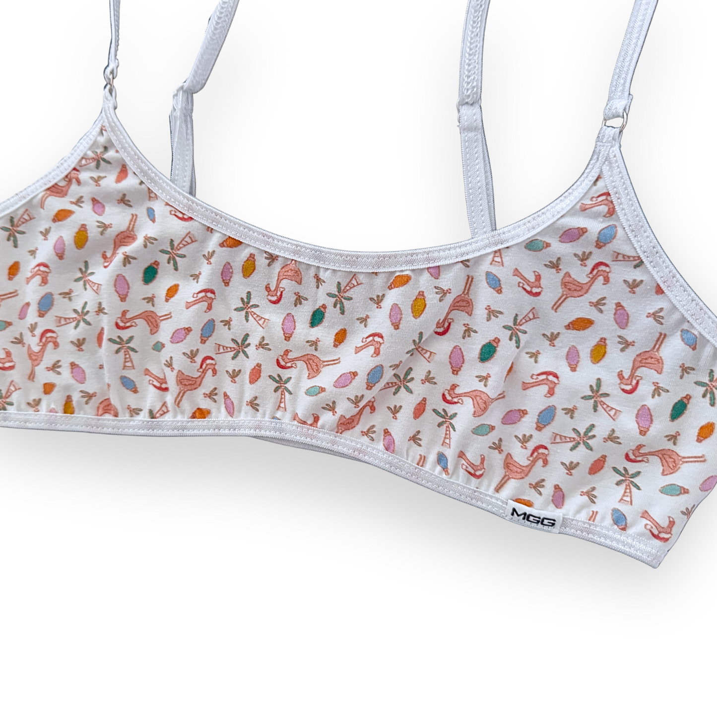 Christmas Flamingo - Leisure Bralette