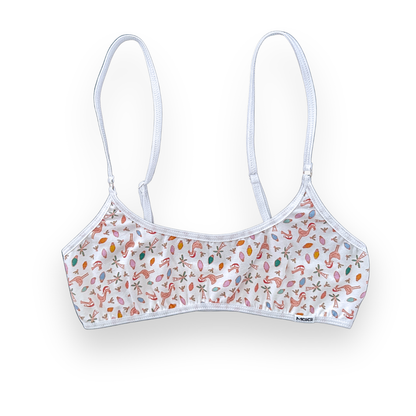 Christmas Flamingo - Leisure Bralette
