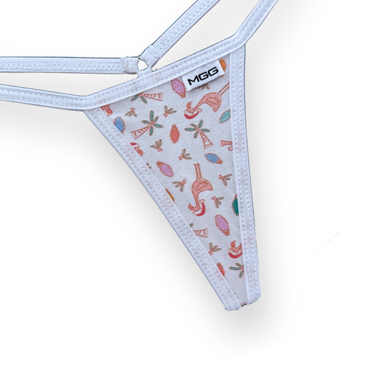Christmas Flamingo - Cotton - Mini G-String