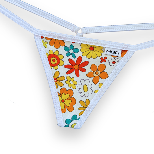 Groovy Bloom - Low Rise G-String
