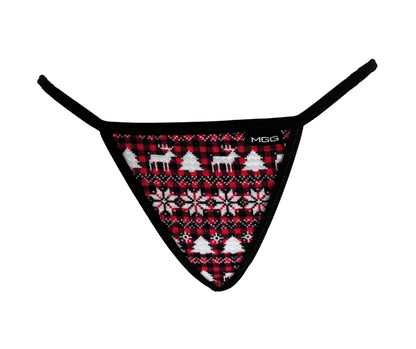 Buffalo Plaid - Low Rise G-String Underwear
