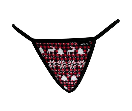 Buffalo Plaid - Low Rise G-String Underwear