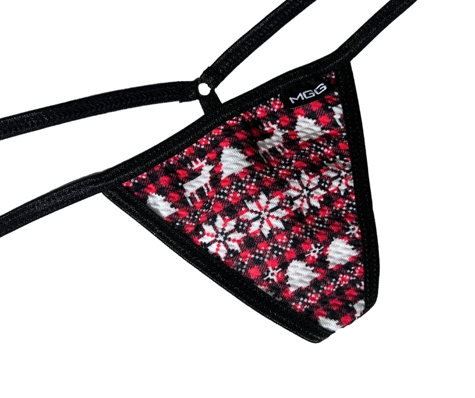Buffalo Plaid - Low Rise G-String Underwear