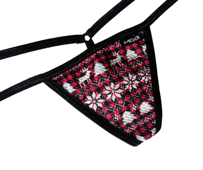 Buffalo Plaid - Low Rise G-String Underwear