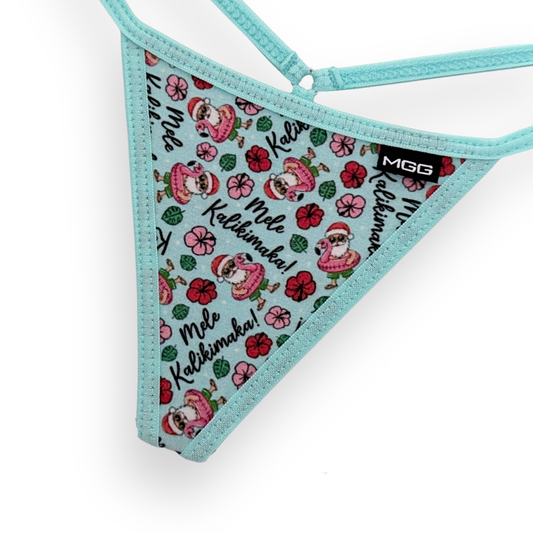 Mele Kalikimaka - Cotton - Low Rise G-String