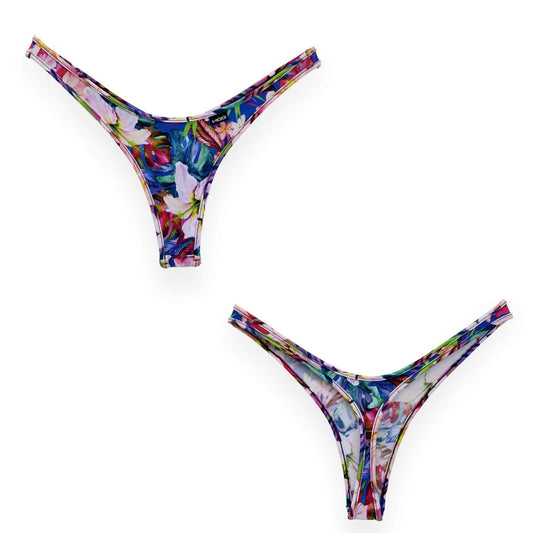 Plumeria - Classic T-Back Bikini Bottom