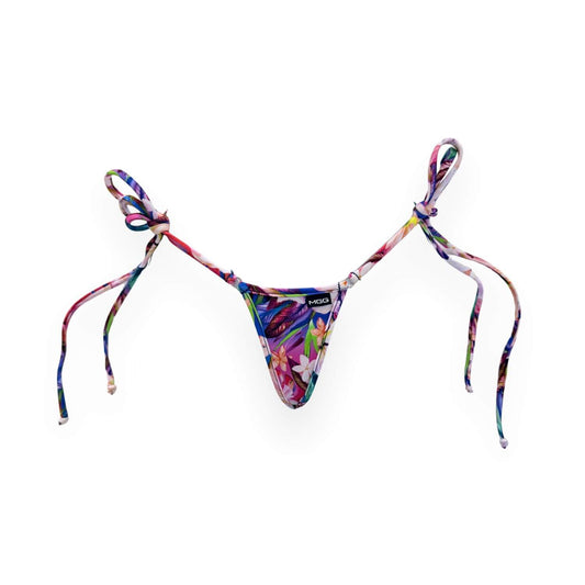 Plumeria - Tie Sides Bikini Bottom