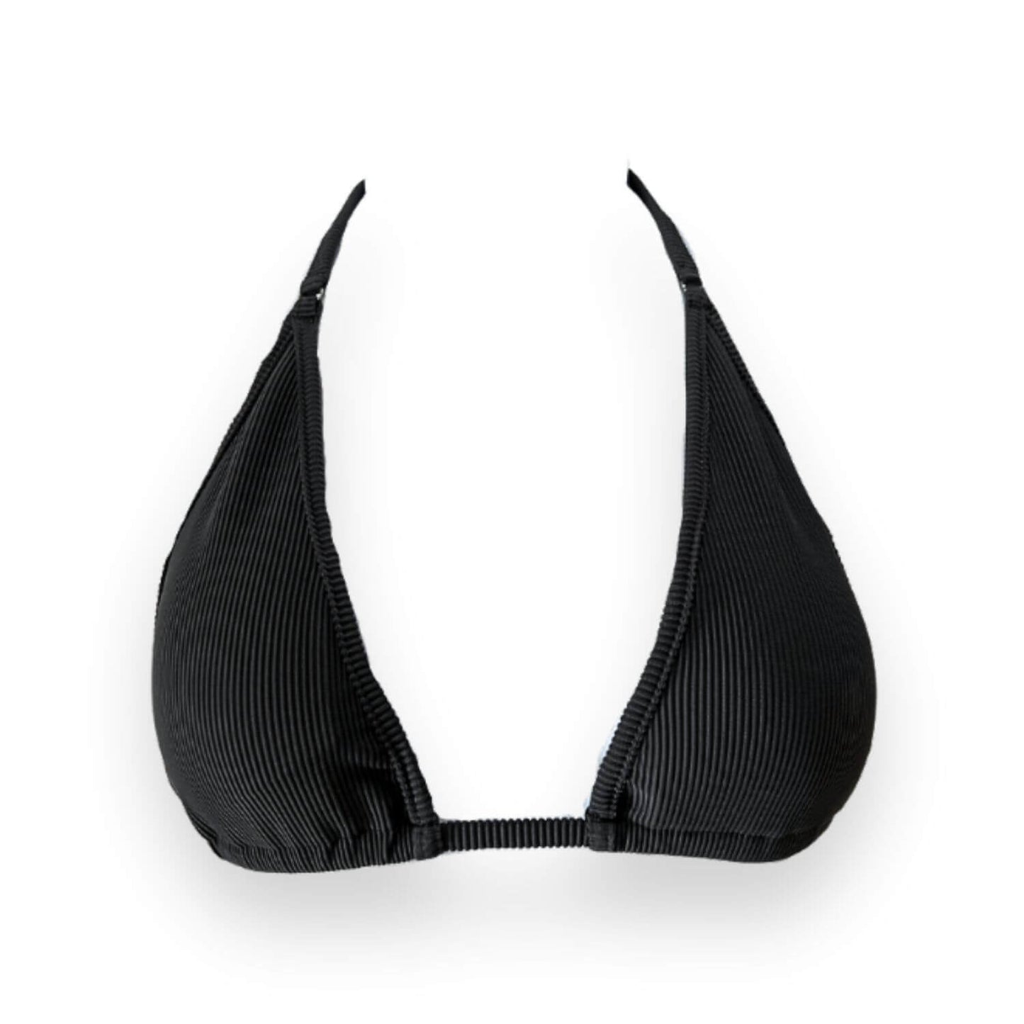 Top de bikini clásico gris pizarra