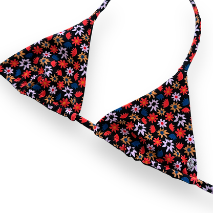 Pop Flower - Triangle Bikini Top