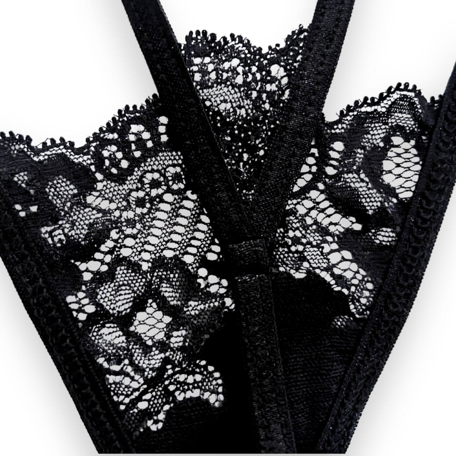 Women's Sparkle Glitter Lace Thong Underwear 2