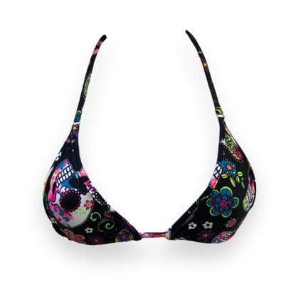 Sugar Skull - Mini Bikini Top