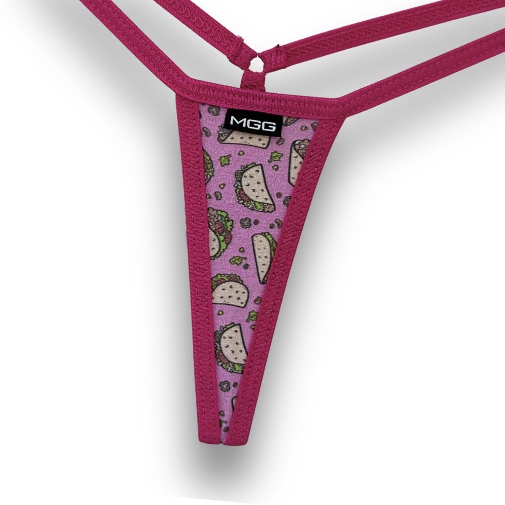 Tacos - Pink- Extreme G-String Underwear image 2