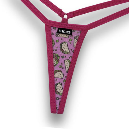 Tacos - Pink- Extreme G-String Underwear image 2