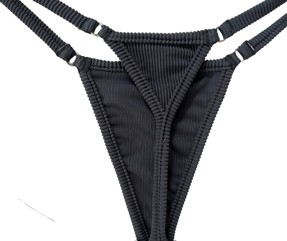 Slate Gray- Mini Bikini Bottom image 3