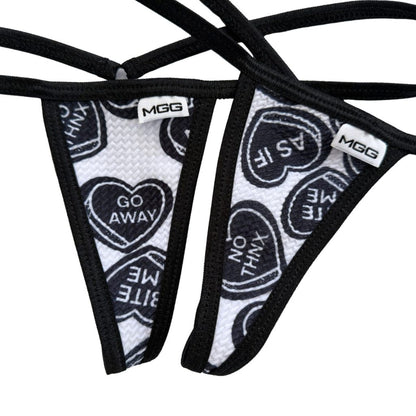Love Stinks Candy Hearts - Mini G-String image 2