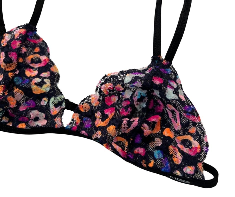 Electric Leopard - Lace Bralette image 2