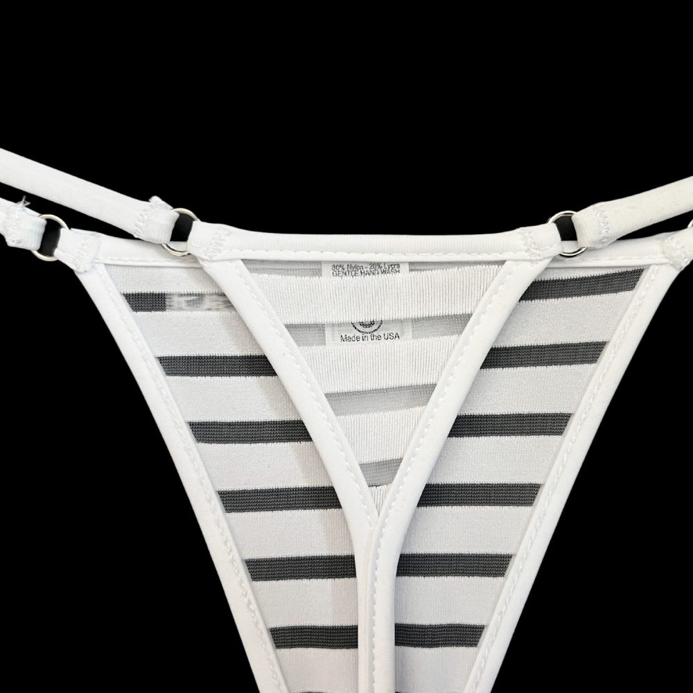 Coastline - White - Mini Bikini Bottom image 2