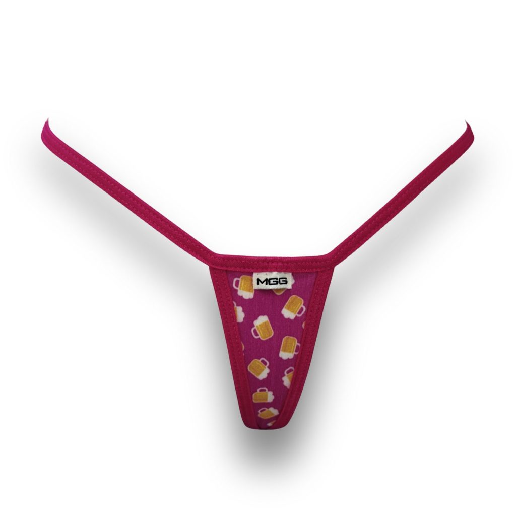 Beer Mugs -Pink - Extreme Cotton G-String image 0
