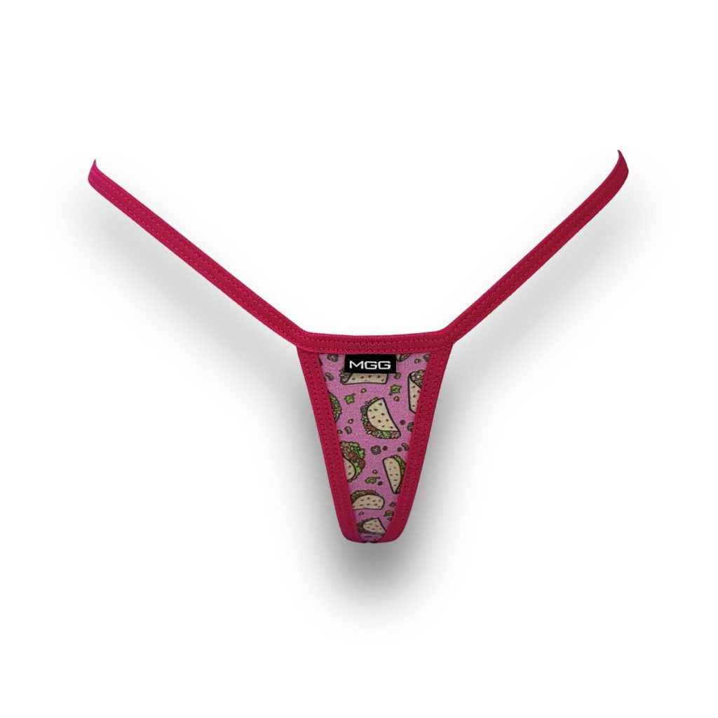 Tacos - Pink- Extreme G-String Underwear image 0