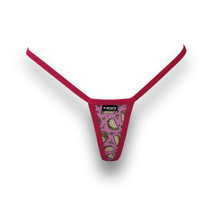 Tacos - Pink- Extreme G-String Underwear image 0