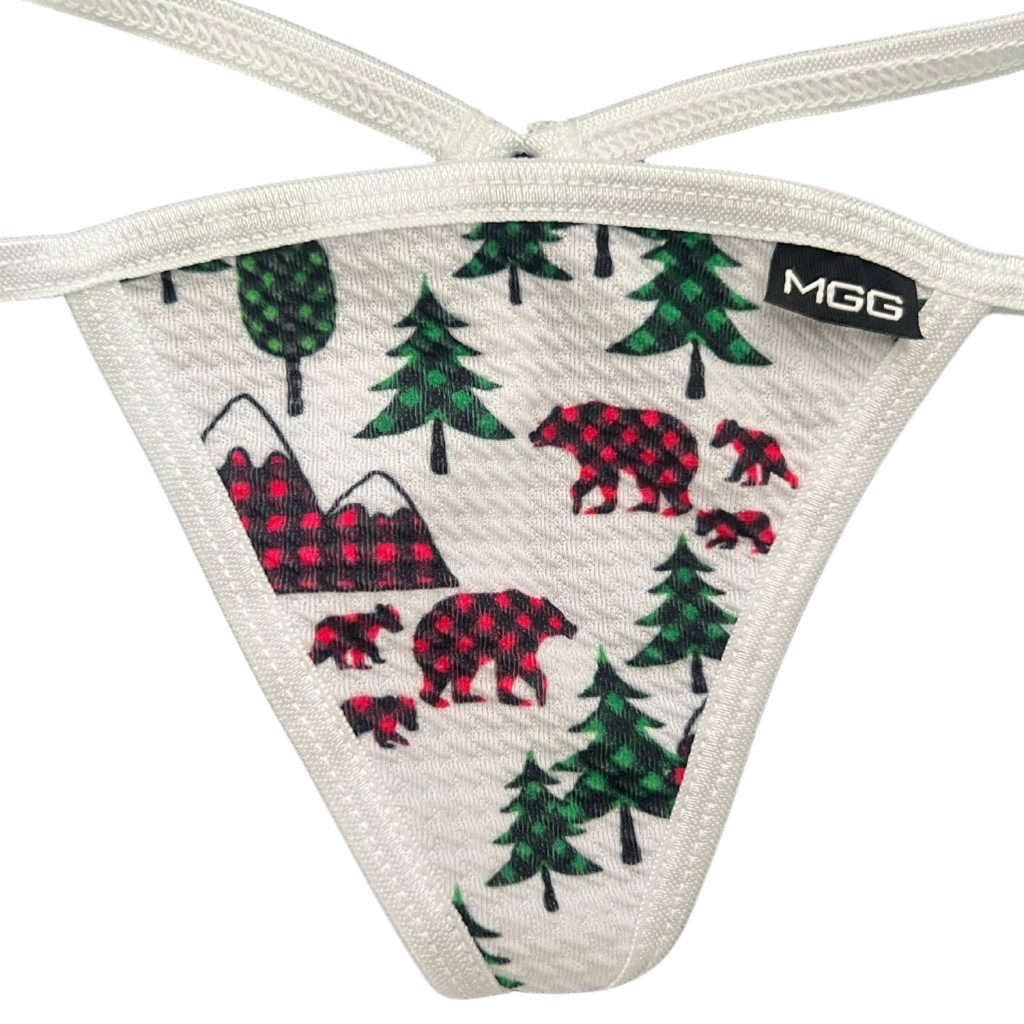 Winter Bears - Low Rise G-String Underwear image 2