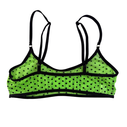 Neon Polka Dot - Leisure Sheer Bralette image 4