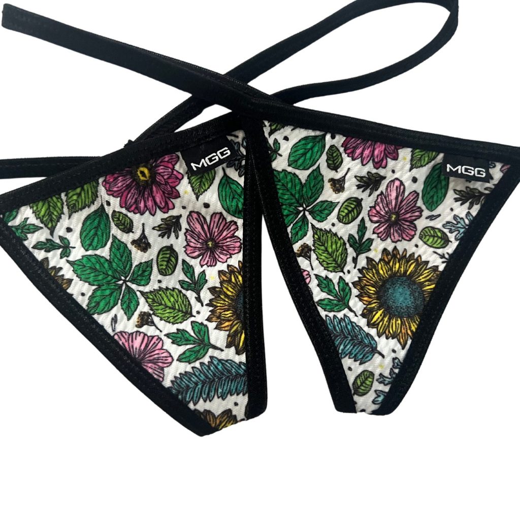 Flowers - Low Rise G-String Underwear image 2