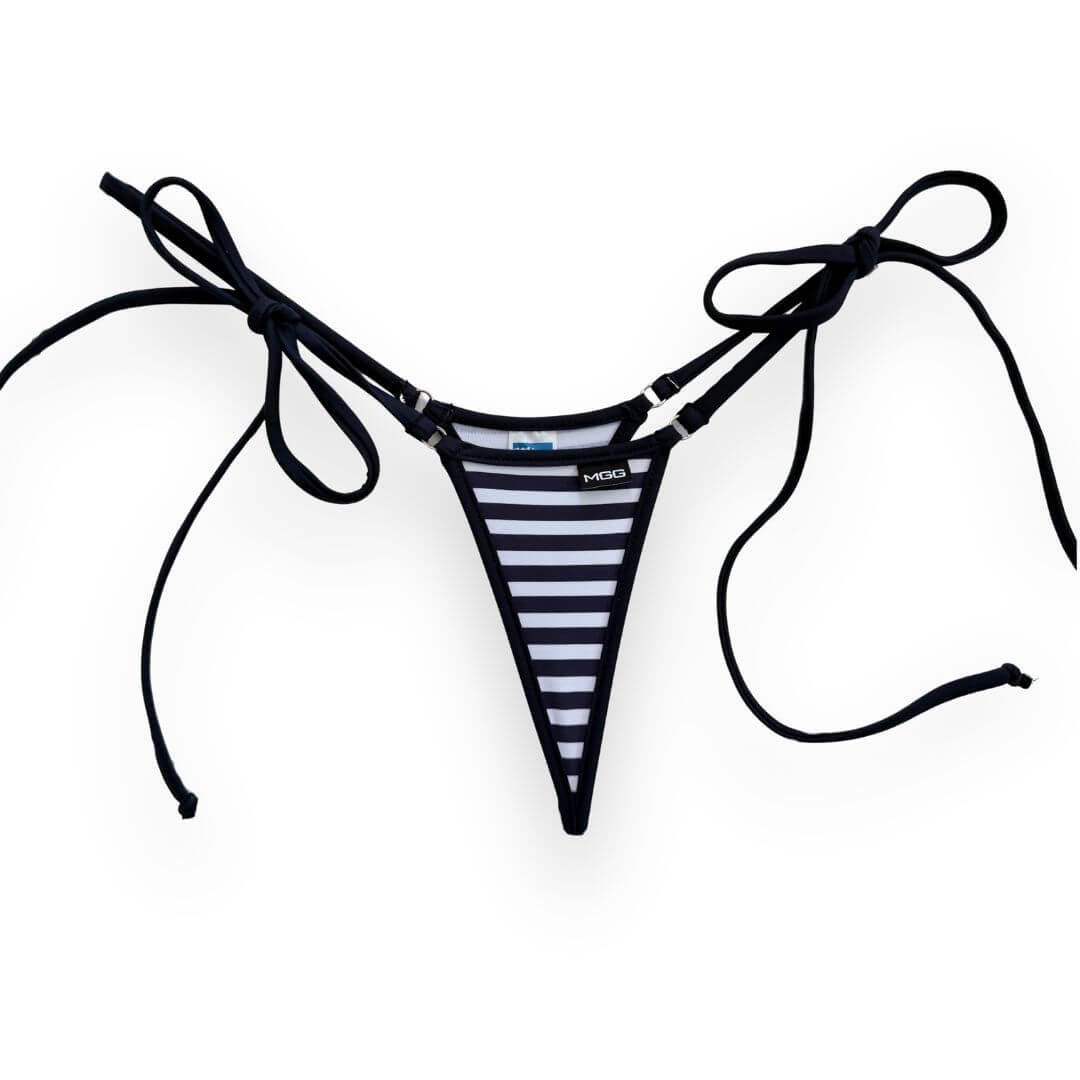 Riviera Stripe - Tie Sides Bikini Bottom
