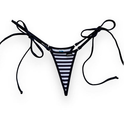 Riviera Stripe - Tie Sides Bikini Bottom
