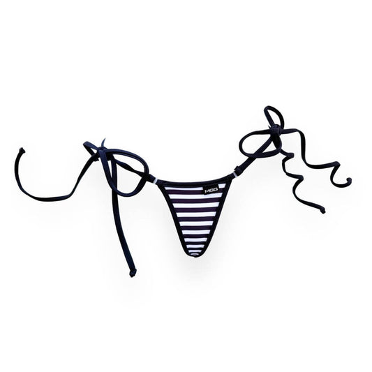 Riviera Stripe - Tie Sides Bikini Bottom