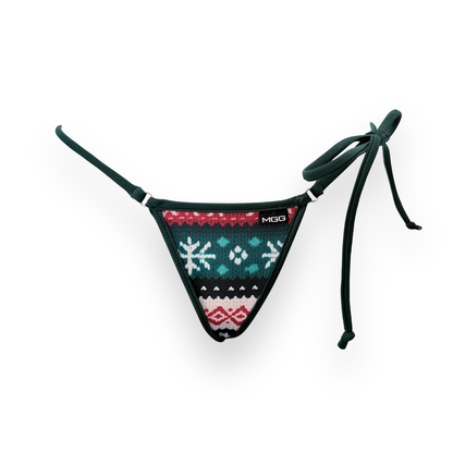 apres frost single tie side swimwear bottom womens 